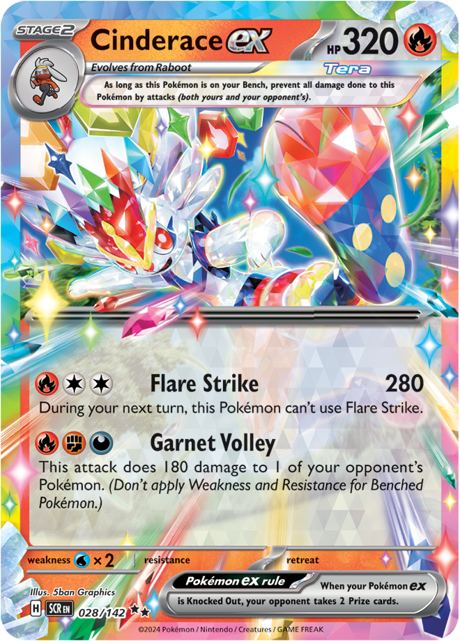 Cinderace ex (SCR 028)