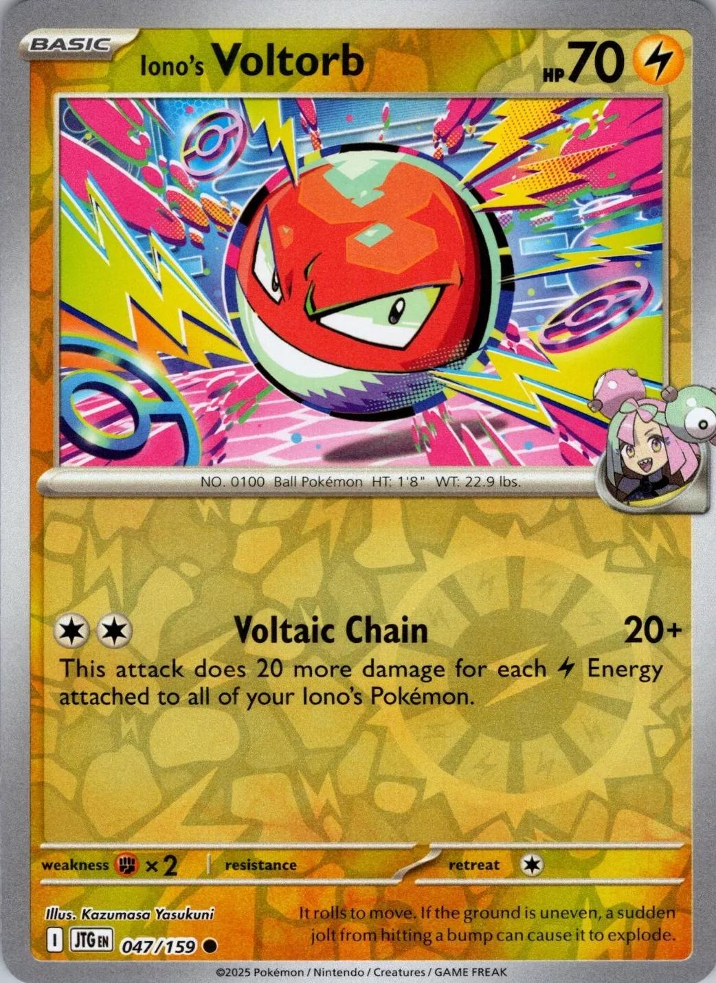 Iono's Voltorb (JTG 047)