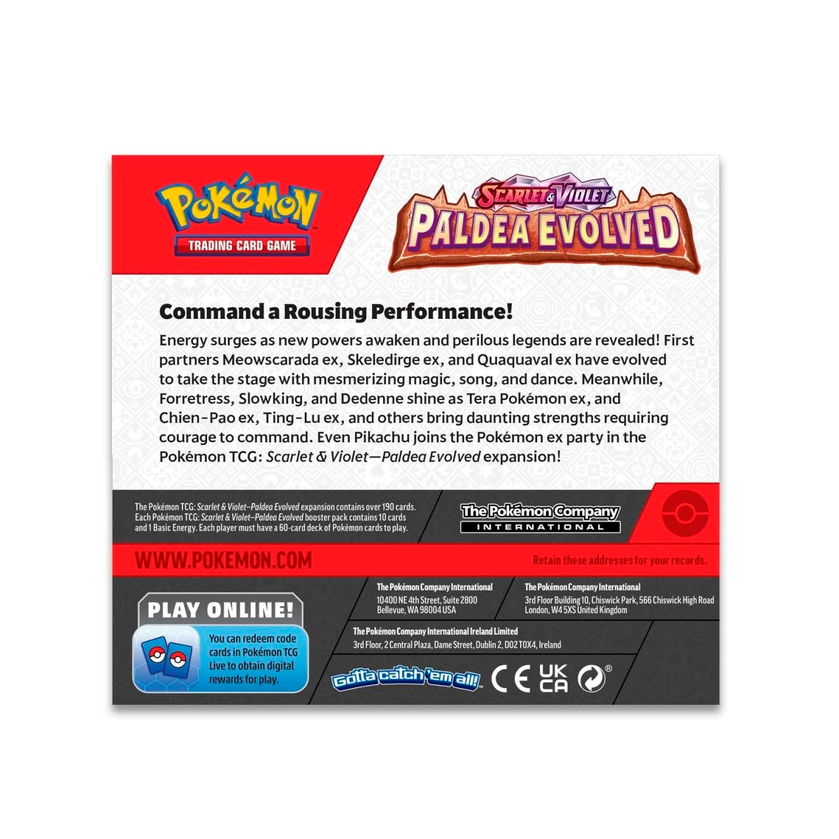 Paldea Evolved Booster Box Display (36 Packs)