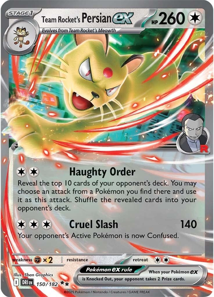 Team Rocket's Persian ex (DRI 150)