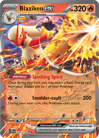 Blaziken ex (JTG 024)