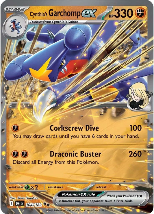 Cynthia's Garchomp ex (DRI 104)