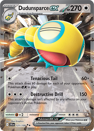 Dudunsparce ex (JTG 121)