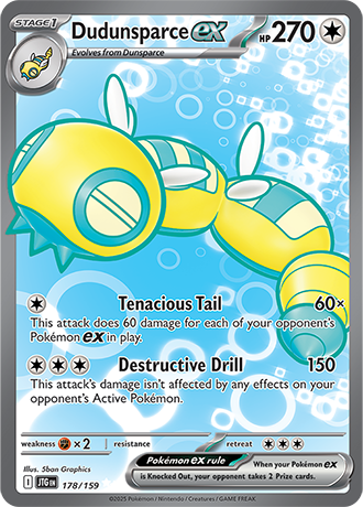 Dudunsparce ex (JTG 178)