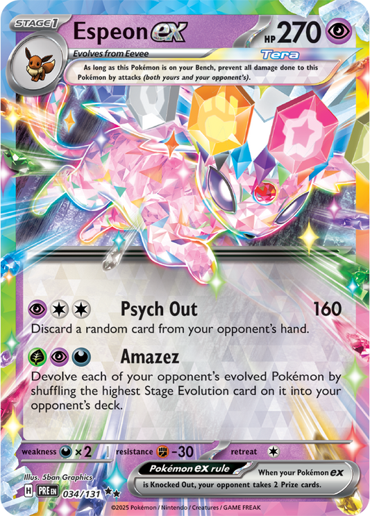 Espeon ex (PRE 034)