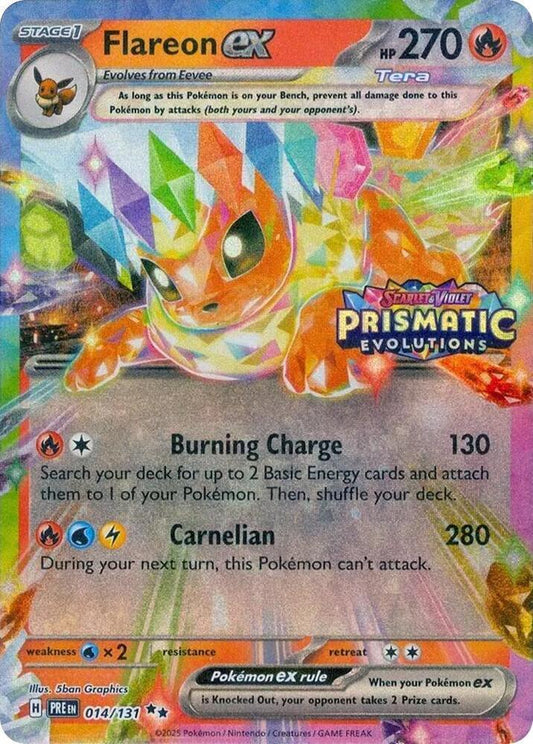 Flareon ex (PRE 014) Stamped