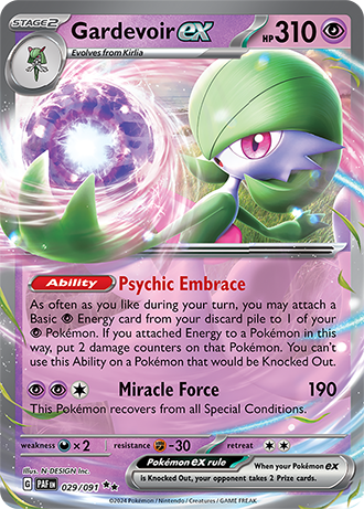 Gardevoir ex (PAF 029)