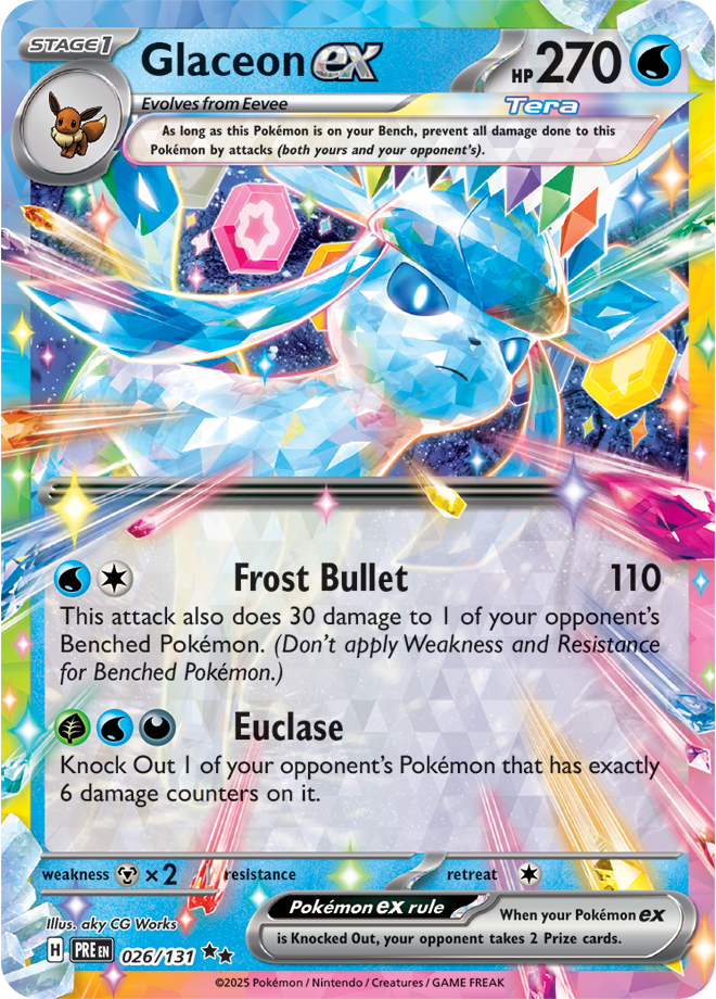 Glaceon ex (PRE 026)