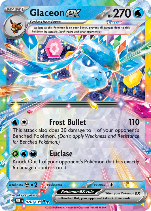 Glaceon ex (PRE 026)