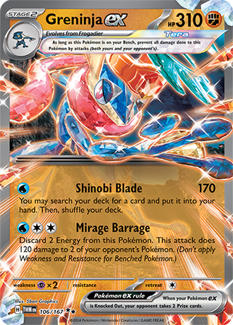 Greninja ex (TWM 106)