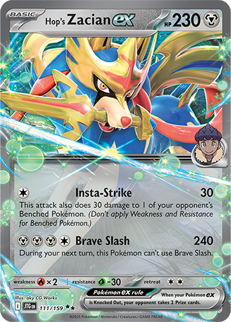 Hop's Zacian ex (JTG 111)