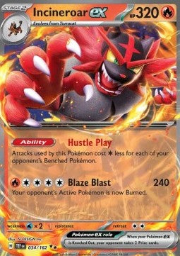 Incineroar ex (TEF 034)