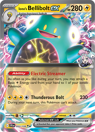 Iono's Bellibolt ex (JTG 053)