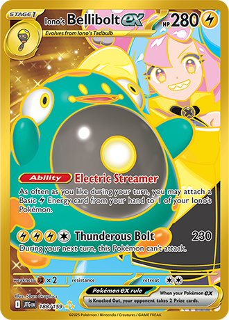 Iono's Bellibolt ex (JTG 188)
