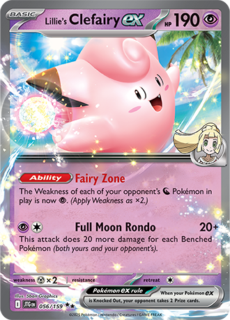 Lillie's Clefairy ex (JTG 056)