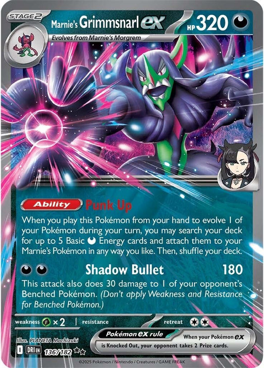 Marnie's Grimmsnarl ex (DRI 136)