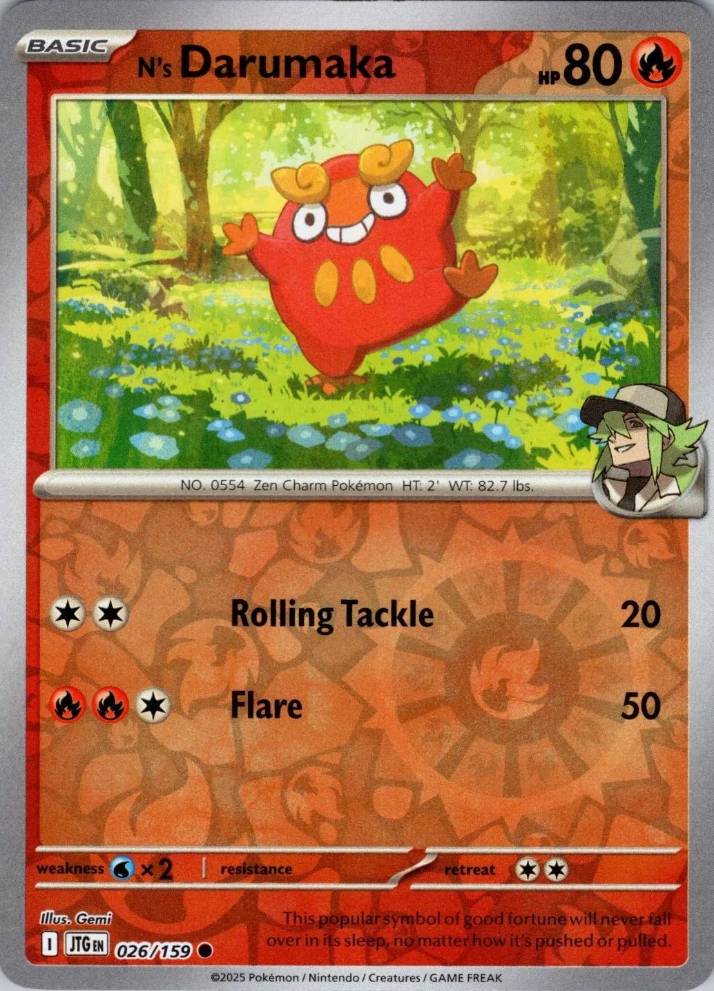 N's Darumaka (JTG 026)