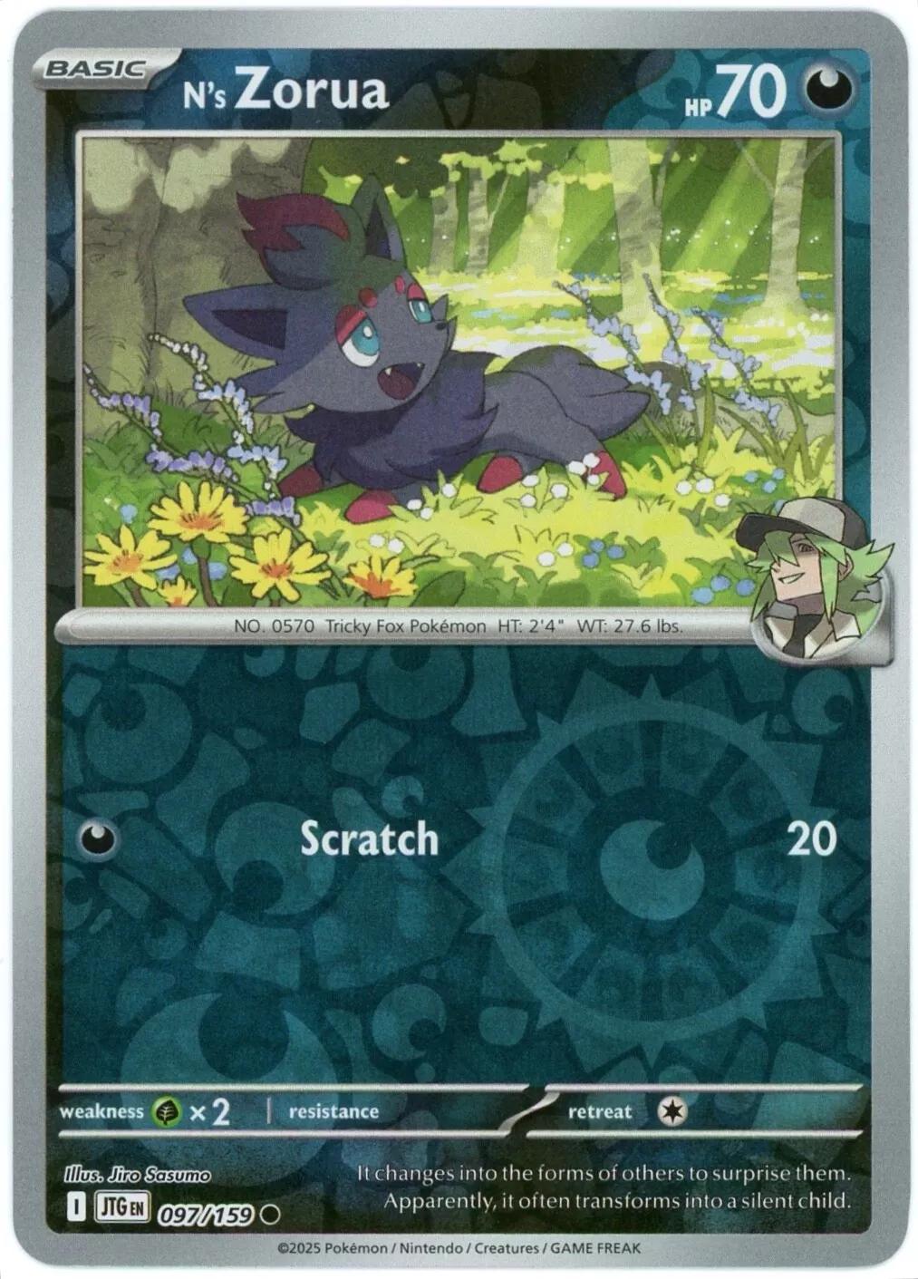 N's Zorua (JTG 097)