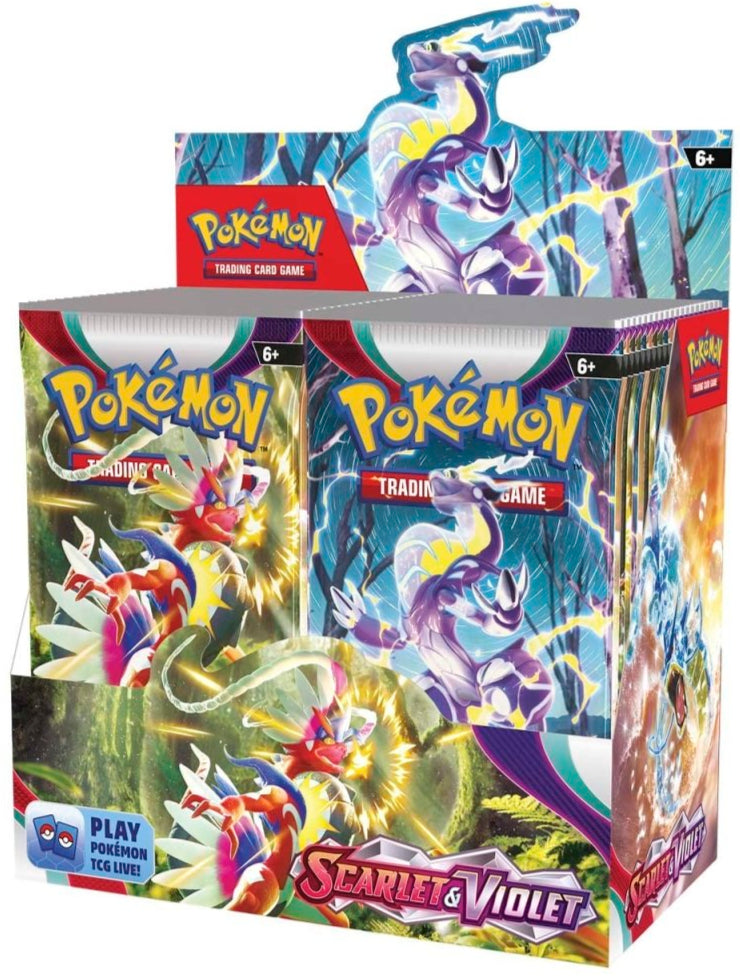 Scarlet & Violet Base Booster Box Display (36 Packs)