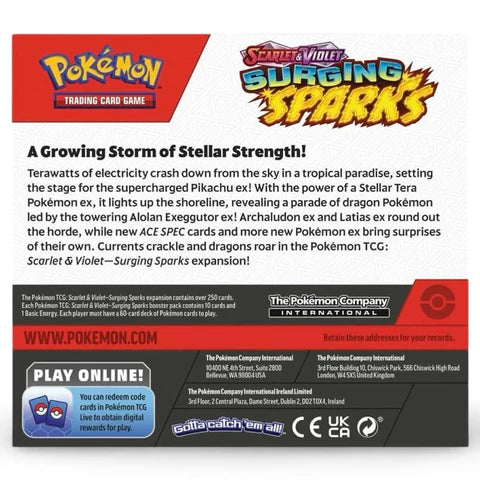 Surging Sparks Booster Box Display (36 Packs)
