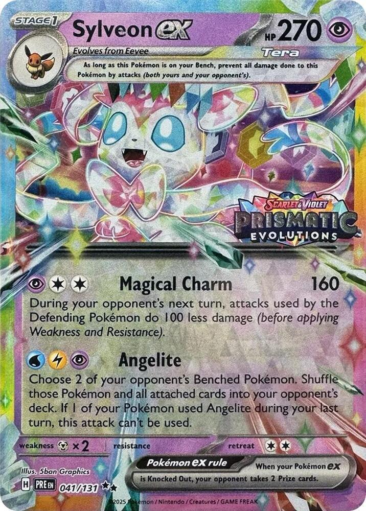 Sylveon ex (xPRE 041) Stamped