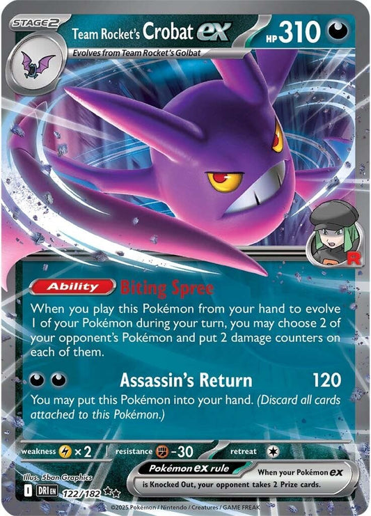 Team Rocket's Crobat ex (DRI 122)