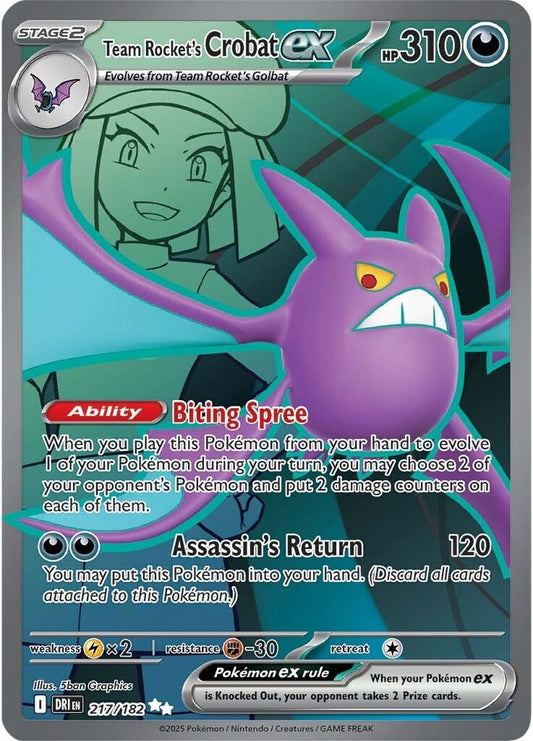Team Rocket's Crobat ex (DRI 217)