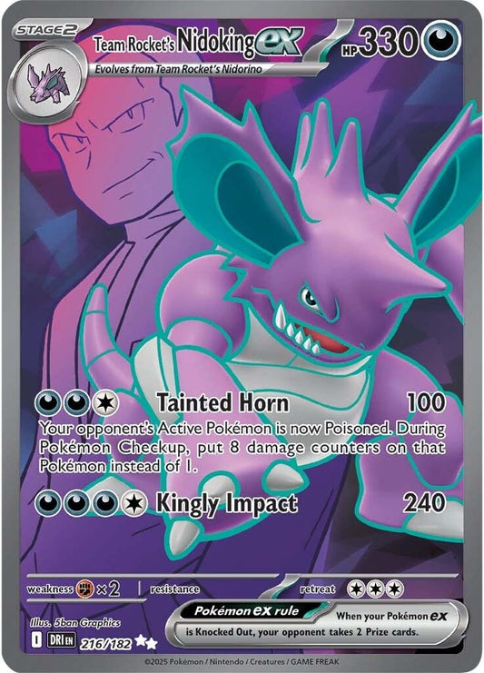 Team Rocket's Nidoking ex (DRI 216)