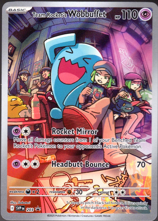 Team Rocket's Wobbuffet (SVP 203)