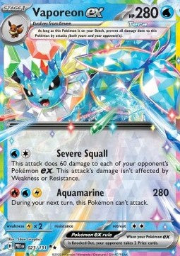 Vaporeon ex (PRE 023)