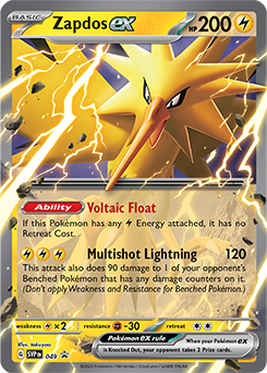 Zapdos ex (SVP 049)