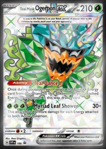 Teal Mask Ogerpon ex (SVP 166)